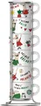 BIALETTI Espressotasse, 7-tlg., Metall, Porzellan, (6 Espressotassen mit Metallgestell)