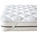 Zollner Matratzenauflage,, Weiß, Textil, 140x200 cm, Oeko-Tex® Standard 100, Schlafzimmer