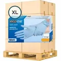 HYGOSTAR® Nitrilhandschuhe Safe Light, puderfrei, blau 2700 , 1 Palette = 1080 Packungen à 100 Stück, Größe XL