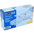 HYGOSTAR® Nitrilhandschuhe Safe Light, puderfrei, blau 2700 , 1 Packung = 100 Stück, Größe XL
