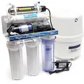 6 Stufen Umkehrosmose 180 L/tag, Ro Omsoseanlage Mit Uv Klärer Und Druckerhöhungspumpe Für Sauberes Trinkwasser - Naturewater