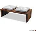 Wolters Napf Meshidai True Doppelnapf braun 26 cm