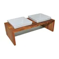 REPLUS Futterstation Meshidai True - Doppelnapf - M Futternapf Hundenapf Futter