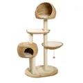 Karlie Kratzbaum Banana Leaf III beige 103x58x158 cm für Katzen Schlafplatz