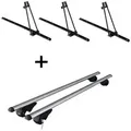 3x Fahrradträger ORION + Dachträger Rio 120 kompatibel mit für Skoda Roomster 5J ab '06