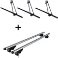 3x Fahrradträger ORION + Dachträger Rio 120 kompatibel mit für Skoda Roomster 5J ab '06