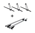 3x Fahrradträger ORION+Dachträger Rio 120 für Skoda Roomster 5J ab '06