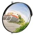 Relaxdays Verkehrsspiegel 45 cm Schwarz