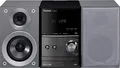 Panasonic SC-PM602EG-S Micro- mit Digital DAB+ (CD, Bluetooth, UKW , HiFi-System mit 40W RMS) silber