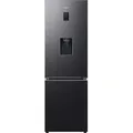Samsung Kühl-Gefrierkombination mit Wasserspender, 185 cm, SpaceMaxTM mit AI Energy Mode und No Frost+, EEK: C, 341 L Schwarz