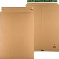 progress Versandtaschen Premium, W01.02, braun, A5, ohne Fenster, haftklebend, aus Karton, 25 Stück