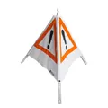 Dönges Klett-Faltsignal, 700 mm, Tagesleuchtfarbe, ohne (Faltsignal)