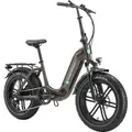 E-Bike Tiefeinsteiger Klapprad GS5 250 W 20 Zoll anthrazit - Grau