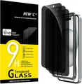 NEW'C 3 Stück Panzer Schutz Glas Sichtschutz iPhone 16 iPhone 15 6,1 Zoll