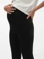 Umstandshose "MLBRYNJA FLARE JERSEY LEGGING A. NOOS", Gr. M (38) - N-Gr, Black N-Gr