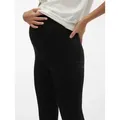 Mamalicious Umstandshose MLBRYNJA FLARE JERSEY LEGGING A. NOOS schwarz M (38)