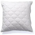 Softsan Microfaserkissen Bio Hygienic, Füllung: Separates Innenkissen (100% Baumwolle), gefüllt mit Faserbällchen (100% Polyester), aufschüttelbar. Mit Reißverschluss, Bezug: Bio Baumwolle, Bauchschläfer, Seitenschläfer, Rückenschläfer, Füllung variabel weiß 80 cm x 80 cm