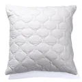 Softsan Mikrofaser Kissen Bio Hygienic 80x80 cm allergikergeeignet Kopfkissen mit Bio Baumwoll-Bezug, gesteppt, waschbar