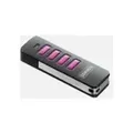 Sommer - Pearl 4018 Schwarzer Fernbedienungssender mit rosa Tasten – Somloq2 – 868 MHz – 4 Kanäle – 4018V001