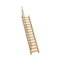 Normandie - Raumspartreppe Gerade aus Holz