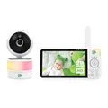 LeapFrog LF915 Baby Monitor with Camera, Colour Night Vision, 5 Inch HD 720p Display, 360 Degree Pan-Tilt, 8X Zoom, Night Light, Humidity/Temperature Sensor, Up to 300 m Range, Two Way Talk