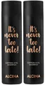 2x Alcina Its Never Too Late Coffein Vital Shampoo 250 ml