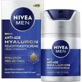 Nivea Feuchtigkeitscreme Men Anti-Age, mit LSF 15, für Gesicht, mit Hyaluron & Pro-Retinol, alle Hauttypen, 50 ml