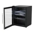 cozze® Outdoor Kühlschrank für Draußen mit Edelstahlrahmen (60 Liter) | Outdoor Getränkekühlschrank für Garten | Praktischer Mini Kühlschrank für die Außenküche Gartenküche