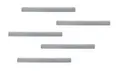 Durable MagnetleisteDurafix Rail, B 210 x H 17 mm, selbstklebend, blasenfreie Optik, silber 167532