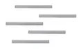 DURABLE Magnet-Werkzeugleiste 23 Magnetleiste DURAFIX® RAIL - 210 x 17 mm, silber, sk, 5er Pack
