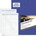 5 x Zweckform Fahrtenbuch 223, A5 hoch, 40 Blatt 5 Stück Ausfüllhilfe