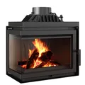 Kamineinsatz Simple – 8 kW HolzofenEinsatz mit seitlicher Verglasung – Türans...