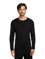Icebreaker Unterwäsche Thermo-Langarmshirt 260 Tech Crewe - Merinowolle, enganliegend - schwarz Herren, Größe: XL