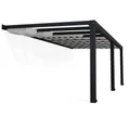 Palram - Canopia Sonnensegel für Terrassendach Stockholm Weiß 340x950 cm