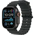 Apple Watch Ultra 2 Schwarz Titanium Ocean Band Schwarz 2024 GPS + Cellular 49mm