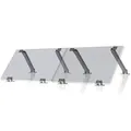 Zelsius - Universal Solarmodul Halterung, Verstellbarer Winkel, Aluminium Montageset Für Zwei Panele