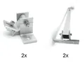 Flexibles Montagesystem für 2 Solarmodule 600mm
