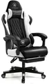GTPLAYER Gaming-Stuhl Gamer Stuhl, Ergonomischer Bürostuhl mit Fußstütze, Kopfstütze und Lendenstütze