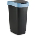 Swingeimer Abfalleimer Mülleimer Müllbehälter Twist 50 l blau mit Schwingdeckel