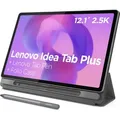 Idea Tab Plus + Stift und Folio Case, Grau, 12,1 Zoll, WQXGA, 90 Hz, IPS, 8 GB, 256 GB, Android - Grau