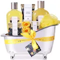 SPA LUXETIQUE Badeset 8 Stück Pflege mit ätherischem Öl Vitamin E