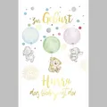 Geburt – Baby – Freudiges Ereignis - Glückwunschkarte im Format 11,5 x 17 cm mit