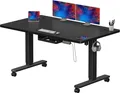 Elektrischer Höhenverstellbarer Schreibtisch 140x80 mit Premium Tischoberfläche