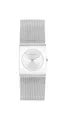 Calvin Klein Zwei-Zeiger-Quarzwerk-Uhr für Damen Kollektion CK Pulse mit Silbernes Edelstahl-Mesh-Gliederarmband - 25100135