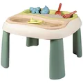 Smoby Life Sand- und Wasserspieltisch Outdoor-Spielzeug mit 2 Wannen und Zubehör