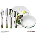 WMF Kinderset 6-teilig Janosch - Kleinkind-Besteck - Edelstahl - Weiß - Porzellan - Edelstahl - 3 Jahr(e) - 16,5 cm - 18,5 cm
