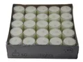 Teelicht Nightlights 50er Box transparente Hülle Brenndauer ca.8 Std.Unparfümier