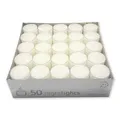 50 Teelichter im Acryl Cup transparent ca. 8 Std. Brenndauer Wenzel Nightlights