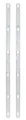 Alberts 646134 Set Flacheisen Step² | Stahl roh, feuerverzinkt passiviert | Länge: 1020 mm | Breite: 40 mm | 2er Set