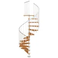 DOLLE Spindeltreppe "Montreal", bis 282 cm Raumhöhe - weiss